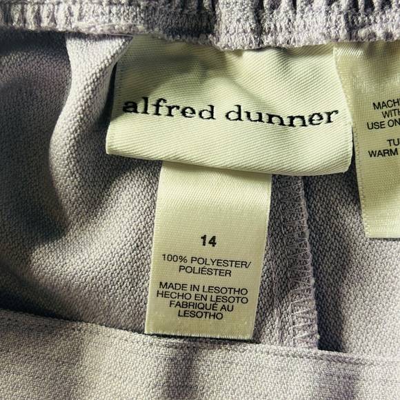 Alfred Dunner Women's Straight Pull-On Pants Size 14 - Picture 8 of 8